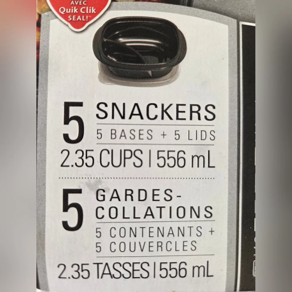 🪷5/$25! Rubbermaid TakeAlongs Meal Prep Containers Set of 5 NIP